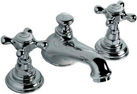 Смеситель для биде, на 3 отв. с д/к, (цв. хром),  ZZ Devon & Devon Austin UTAU912CR