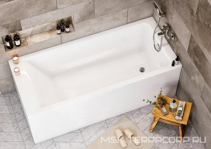 Акриловая ванна EASY 170х80x45 см прямоугольная (БЕЗ монтажного комплекта и панели) ZZ Roca Easy ZRU9307624