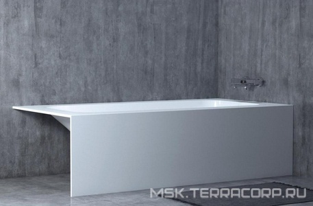 Ванна 1600х700хh600мм, встраив., литой камень S-Sense глянец цв.белый, д/к Up&Down в цвет ванны, интегрир.слив-перелив, ножки в компл,  ZZ Salini Orlanda Kit 102115G