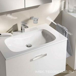 Стакан настенный, (цв.хром / стекло мат.),  ZZ Paini Dax 84CR041BI