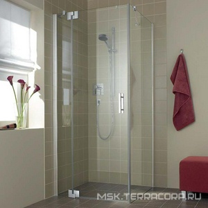 Боковая стенка для распашной двери 985-1010хh2000mм (цв. гл.серебро,ст.6мм прозр + Clean),  ZZ Kermi Filia XP FX TWD 10020 VPK