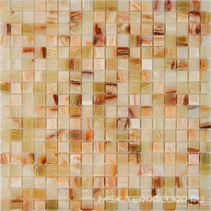 Мозаика Мастера Керамики Glass 201 Jade verd  (чип 15x15) 30.5х30.5