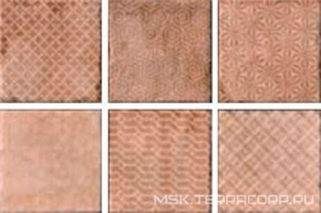 Керамогранит для пола и стены Fioranese Heritage Deco Mini Beige 15.25x15.25 HE2MIN