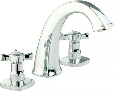 Смеситель для раковины на 3 отверстия, без д/к, (цв.хром),  ZZ Migliore Korona 28494