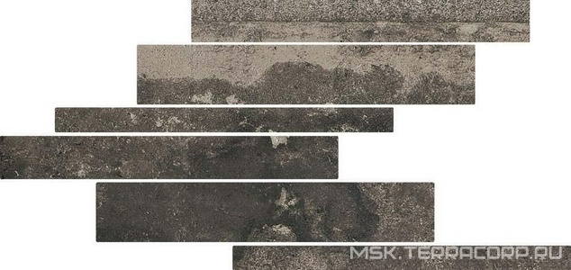 Декор Florim La Roche di Rex La Roche Mud. Mod. Listello Sfalsato Mix 21x40 742239