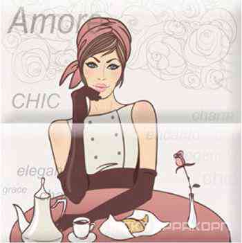 Composicion Chic Amore Warm ZZ |20x20