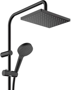 Душевой набор: ручной душ 1 тип струи, держатель, шланг 1,6м, (цв.матовый белый),  100 1jet ZZ Hansgrohe Rainfinity 26856700