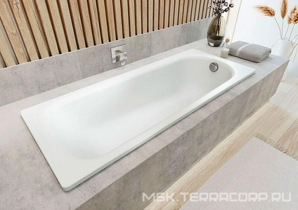 Ванна стальная  1700х750х410, Easy clean, alpine white, без ножек (арт 581470000000) и слива-перелива ZZ Kaldewei Saniform Plus 112600013001