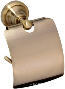 Держатель для т/б, с крышкой, (цв.бронза),  ZZ Bemeta Retro 144112017