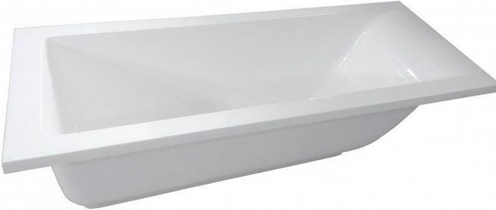 Ванна BRIGHT STONE 180х70 искcусств. мрамор, без ножек и сифона ZZ Aquanet Bright 338574