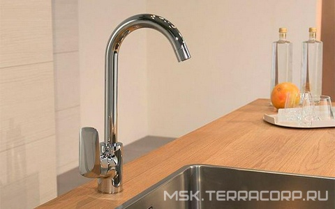 Смеситель для кухни, 260, 1jet, (цв.хром),  M31 Hansgrohe Logis 71835000