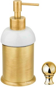 Дозатор настольный керамический, (цв.золото),  ZZ Cezares Aphrodite APHRODITE-SOIP-03/24