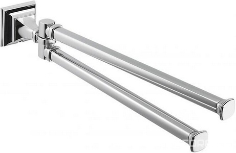 Полотенцедержатель двойной, поворотный 41,5 см,(цв.хром)  Colombo Portofino B3212.000