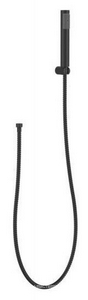 Душевой комплект: лейка, шланг 150см, кронштейн, (цв. черный матовый), Uno ZZ BelBagno UNO UNO-DFS-NERO