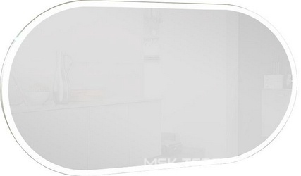 Зеркало 1200х600 мм, LED-подсветка с диммером, сенсорный выключатель, универс.монтаж ZZ