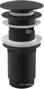 Донный клапан для раковины AlcaPlast A392 BLACK. ZZ AlcaPlast Универсал A392BLACK