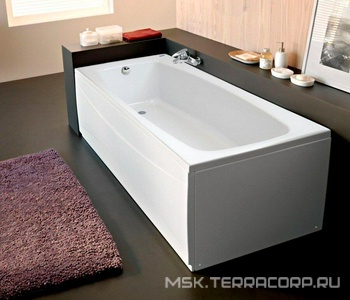 Ванна 170х70см, без ножек/рамы, панелей, слива-перелива, (акрил цв.белый),  ZZ Alba Spa Valencia ВПР0070000100