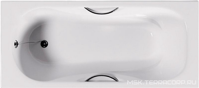 Ванна чугунная Goldman Donni 180x80х45, с ножками и ручками в комплекте, ZZ Goldman donni Donni1808045