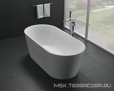 Ванна 1700x800xh600мм, акрил, отдельностоящая, БЕЗ перелива, пробка слива цв.хром в комплекте, BelBagno ZZ BelBagno Универсал BB71-1700-W0