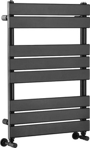 Полотенцесушитель водяной 500*800 мм, П8, фитинги в комплекте, цв.черный ZZ Boheme Venturo 720-B