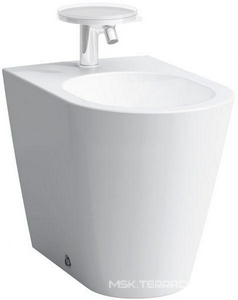 Биде напольное 37х54,5см, с 1 отв. д/смес., крепл. в компл., Kartell ZZ Laufen Kartell by laufen 8.3233.1.000.302.1