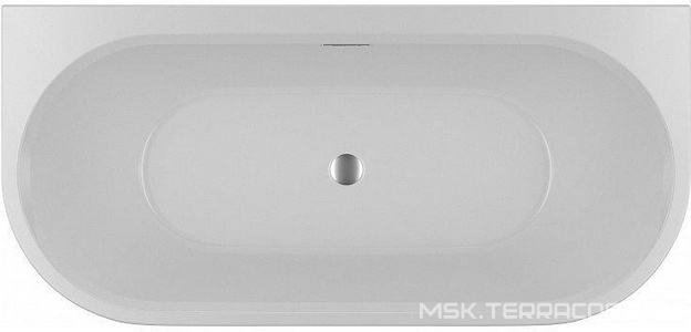 Ванна 184х84см, пристенная, ножки, слив-перелив в компл., (акрил цв.белый), Desire Back2Wall ZZ Riho desire B089001005