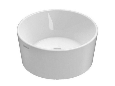 Раковина накладная на столешницу, круглая d350хh160мм, без отв.д/смесит., без перелива,  ZZ Globo Forty3 FO035.BI