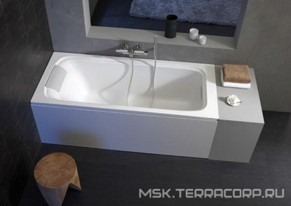 Панель фронтальная + боковая д/ванны ELITE 170x75, алюминиевая, белая ZZ Jacob Delafon Elite E6D080-00