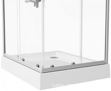 Душ. ограждение 90х90хh206см, стекло прозрачное,профиль мат. серебро, без поддона, ZZ AMPM Gem W90G-403-090MT