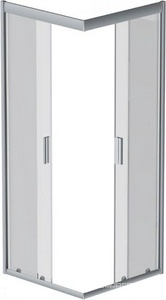 Душ. ограждение 90х90хh206см, стекло прозрачное,профиль мат. серебро, без поддона, ZZ AMPM Gem W90G-403-090MT