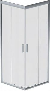 Душ. ограждение 90х90хh206см, стекло прозрачное,профиль мат. серебро, без поддона, ZZ AMPM Gem W90G-403-090MT