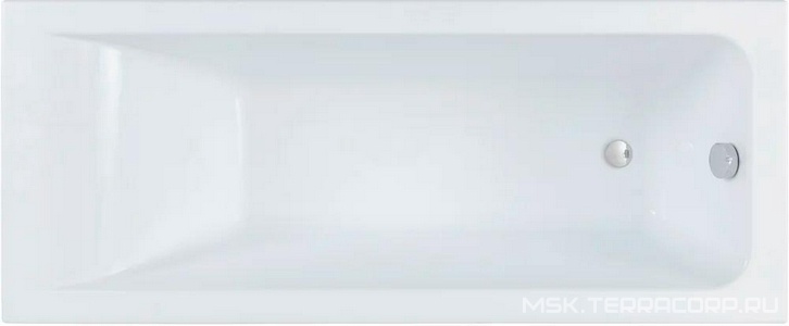 Акриловая ванна BRIGHT 175х70 см каркас в комп., без панели и сифона ZZ Aquanet Bright 273795