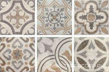 Decor Llanes Jet Mix (6pz)  XX|33.3x33.3