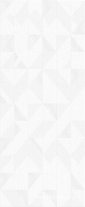 Керамическая плитка для стены Gracia ceramica Bianca  white wall 02 25x60 010100000408