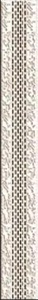 Декор Azori Сатти Бордюр  "Кроше" XXl3.5x27.8 582901003