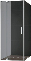 SLIDER-80/90-GL-FIX/DOR-GRIGIO Дверное полотно с фиксированной панелью | ZZ
