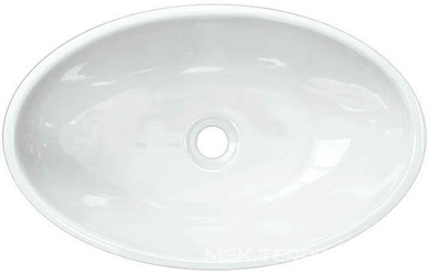 Раковина-чаша RINGO 53x34 см, БЕЗ отверстия под смеситель, белая Sanita Luxe Ringo WB.CT/Ringo/53-N/WHT.G/S1 / RNGSLWB01