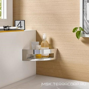 Полочка-решетка угловая, съёмная, 185х185х164хh81мм, (цв.хром),  ZZ Emco System2 3545 001 24