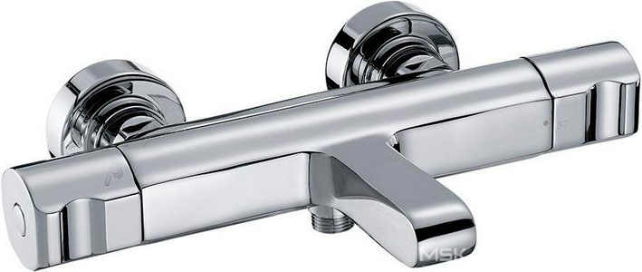 Смеситель термостатический настенный для ванны/душа, хром ZZ Jacob Delafon Singulier E10870-CP