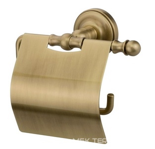 Держатель для т/б, с крышкой, (цв.бронза),  ZZ Migliore Mirella 17161