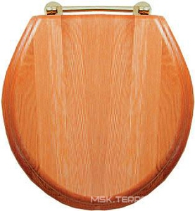 Сиденье для унитаза, массив дуба, светлый, петли (латунь), New Etoile/Etoile ZZ Devon & Devon Универсал IBSEQUEET