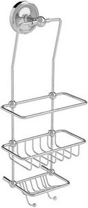 Полочка для душ. кабины с мыльницей (хром) D&D ZZ Devon & Devon Универсал MARD62CR