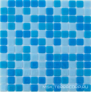 Мозаика Мозаика из стекла на сетке SH-018 |31.5x31.5 Спектр-М Микс стекло SH-018
