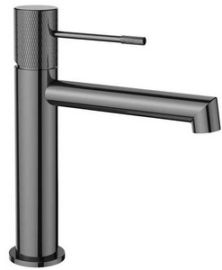 Смеситель для раковины, без д/к, (цв.вороненая сталь),  Vincea Desire VBF-1D1GM