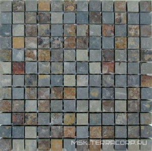 Мозаика Спектр-М Натуральный камень Мозаика из камня на сетке SL20-224-23 ZZ 30.5x30.5