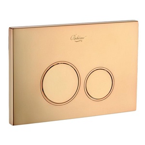 Клавиша двойного смыва, цвет золото ZZ Boheme Универсал 658 (золото)