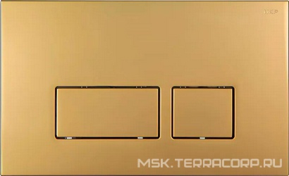 Клавиша двойного смыва Boheme 664-G, цвет золото ZZ