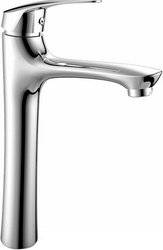 Смеситель Linara  для раковины высокий H30 см, цвет хром XX