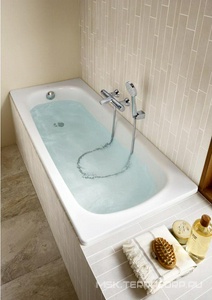 Ванна стальная  160*70 БЕЗ ножек KL Roca Контеса 23596000O/235960000