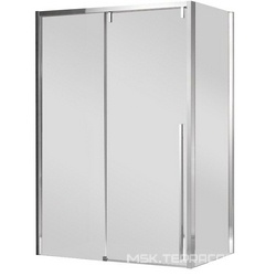 Душевой уголок 1400х900хh1950мм, прямоуг., правый/левый, (стекло прозрачное 8мм Easy Clean, фурн.цв.хром), Lugano ZZ